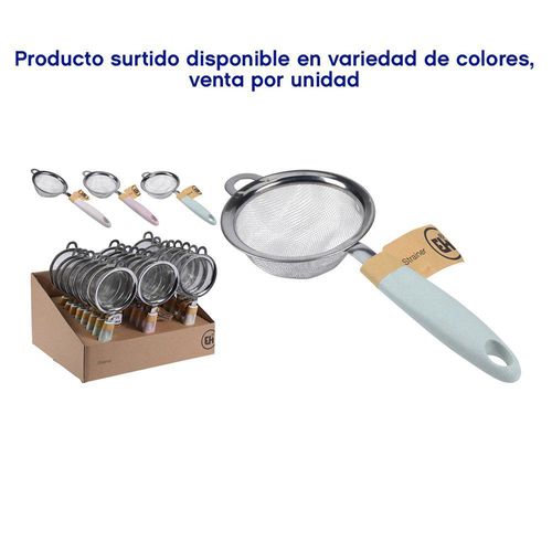 Colador de Acero Inoxidable Colores Surtidos