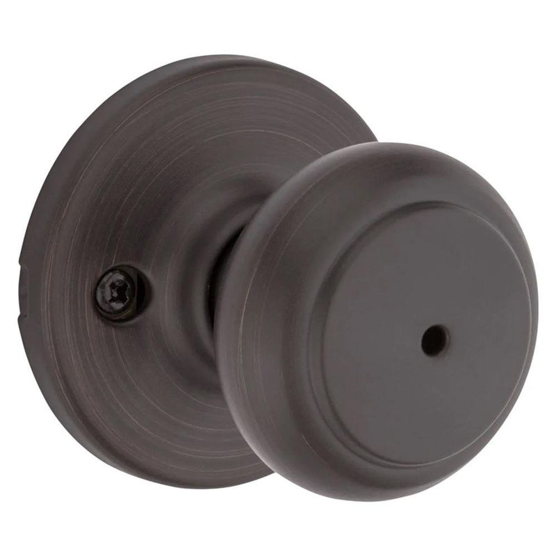 Chapa Tipo Pomo Cove Bronce Mate para Baño
