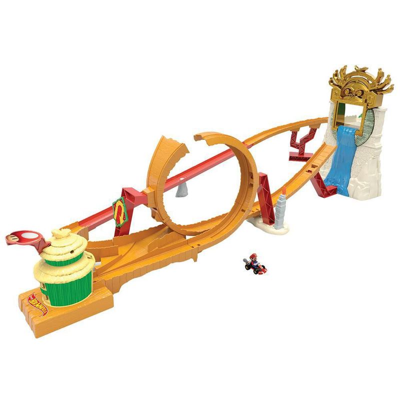 Mario Kart Pista De Juguete Carrera En L - Hot Wheels