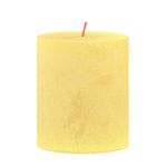 Vela Pillar Amarillo 6.8x6.8x8 Cm - Bolsius