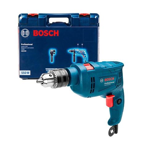 Taladro Percutor 1/2 Plg 550 W Y Maleta - Bosch