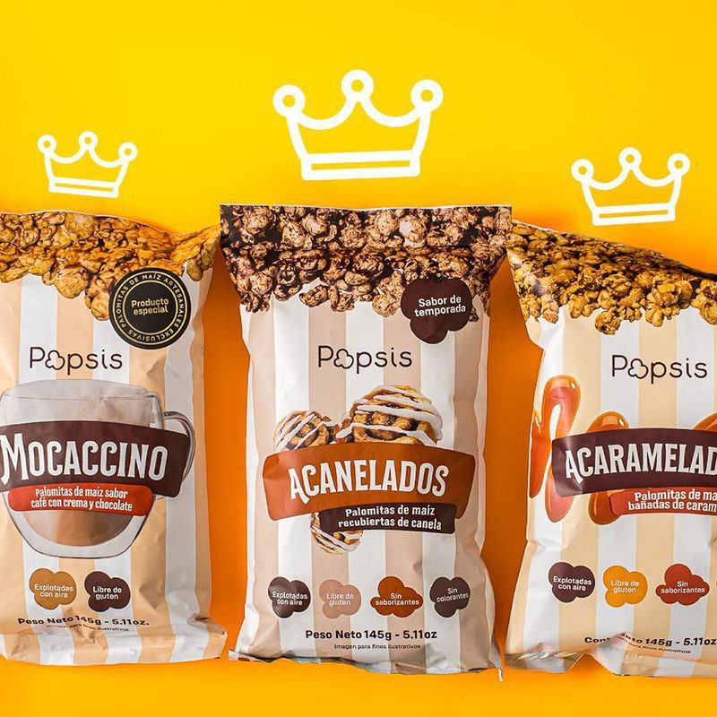 Bolsa de Palomitas de Maíz Acaneladas 145 G - Popsis