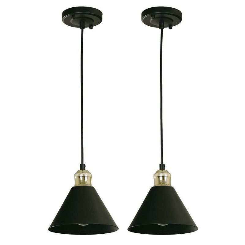 Combo De 2 Lámparas Colgantes Lulu De 1 Luz E27 - Zlumini