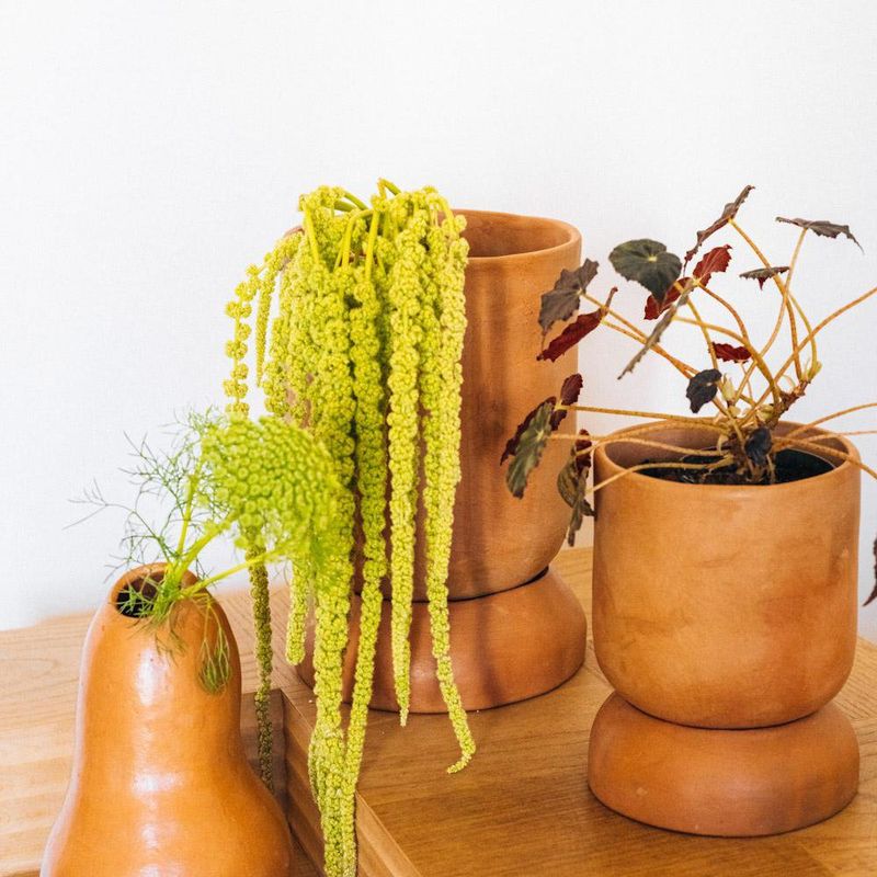 Maceta Crecer Ovalada De Barro 30 Cm - Kikotem