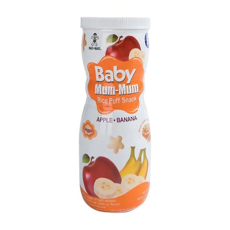 Puff De Arroz Sabor Manzana Banano 50 G - Baby Mun-mum