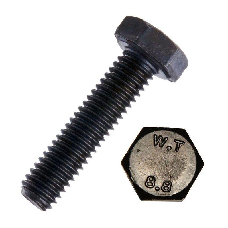 Tornillo Hex Mm Nc 8 X 60 Blister De 6 Unidades