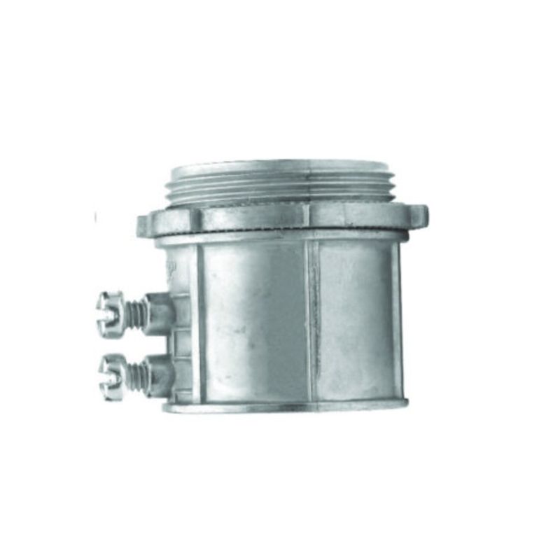 Conector Recto De Metal 1 Plg