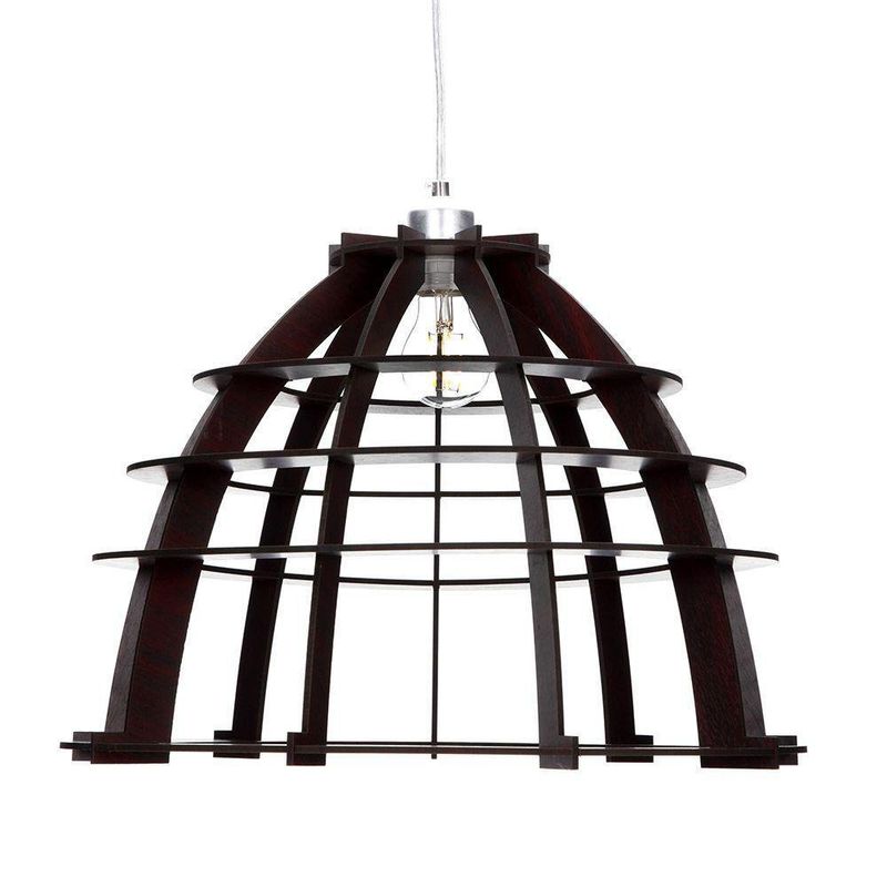 Lámpara Colgar Madera 60W - Z