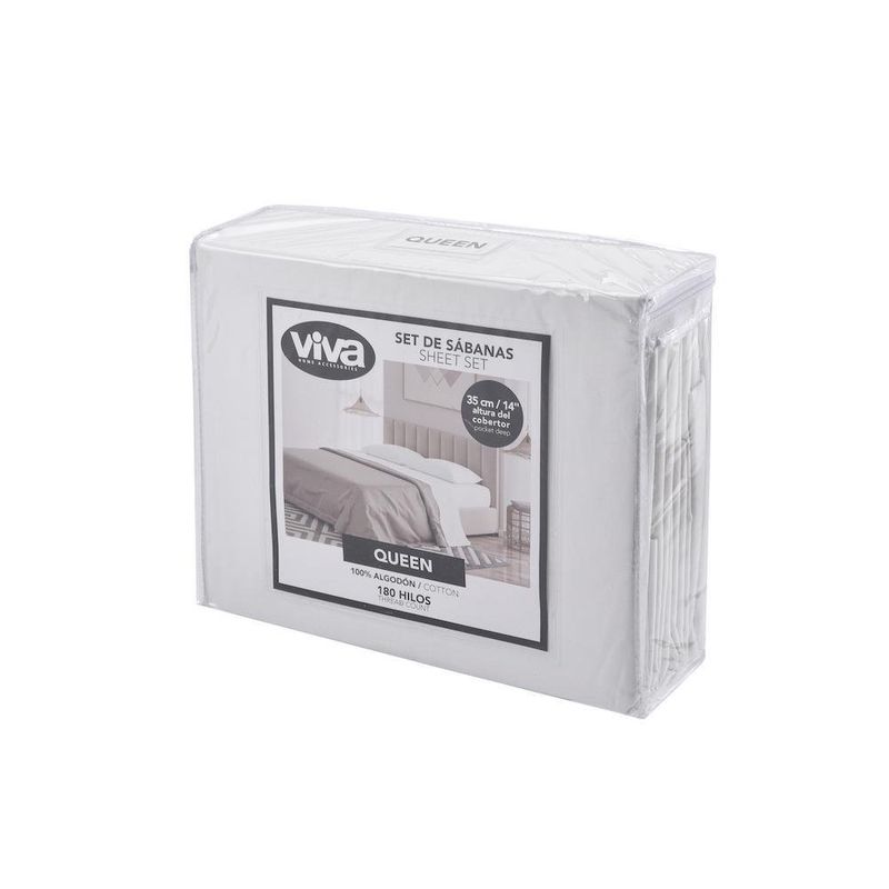Set de Sábana Queen Colores Surtidos - Viva