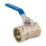 Válvula Bola 1 1/2 Plg 200 PSI Níquel