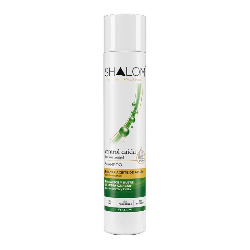 Shampoo Control Caida Berro + Arg 345Ml - Shalom