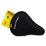 Forro De Asiento Prostático Liso De Gel Para Bicicleta Negro - Lider Bike