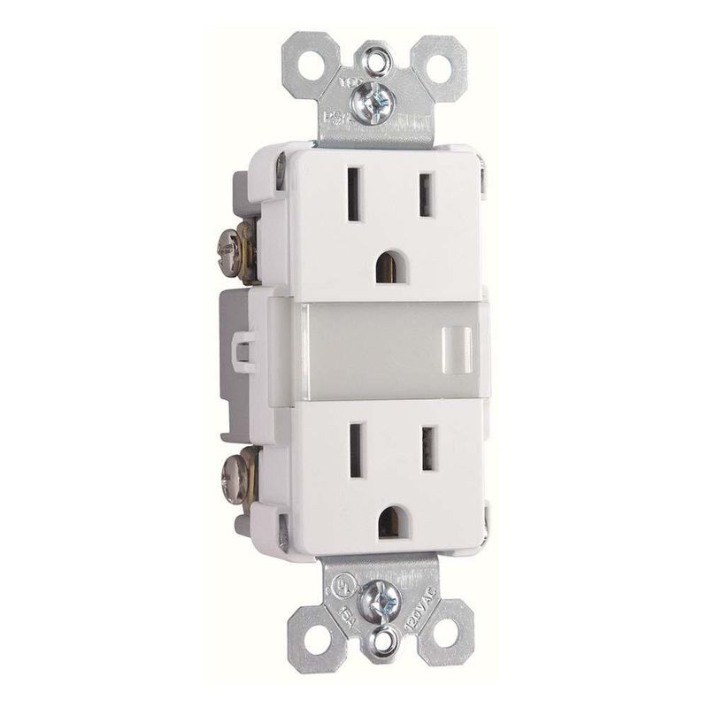 Tomacorriente Empotrable Doble Blanco - Legrand