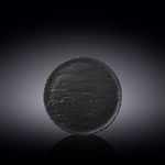 Plato De Porcelana Color Negro Para Postre 7 Plg - Wilmax