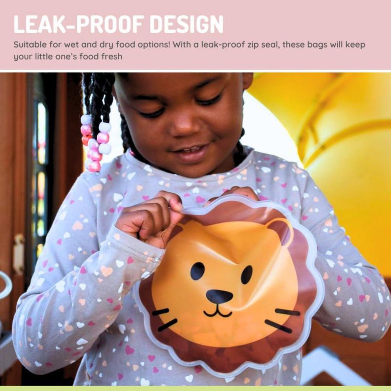 Set De 6 Bolsas Reutilizables Para Snacks - Melii