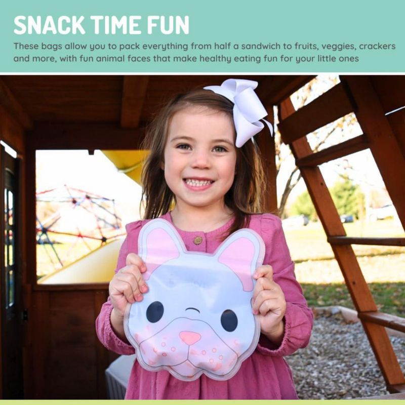 Set De 6 Bolsas Reutilizables Para Snacks - Melii