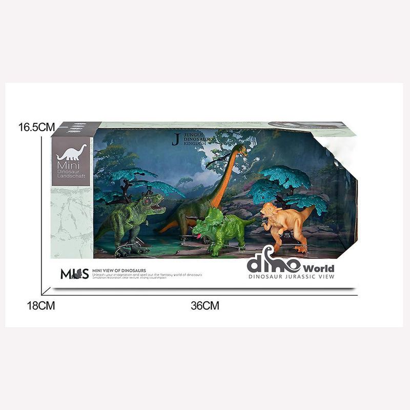 Jungle Dinosaur Kingdom Broncosaurio 6 Pzas - Koala Kids