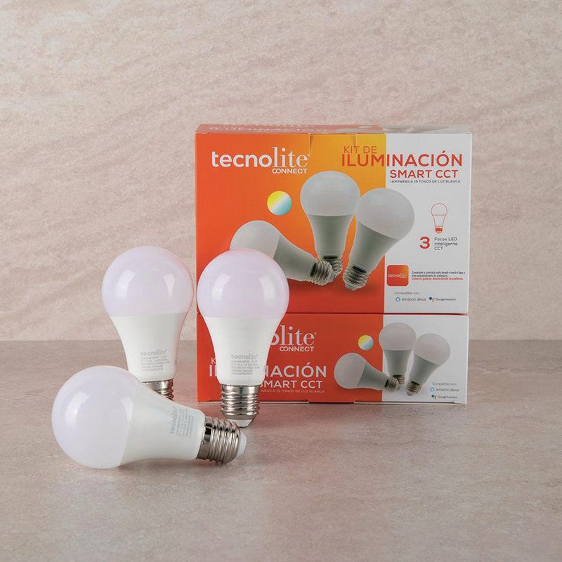 Bombilla Led Blanca De 7 W 3 Pzas - Tecnolite Connect