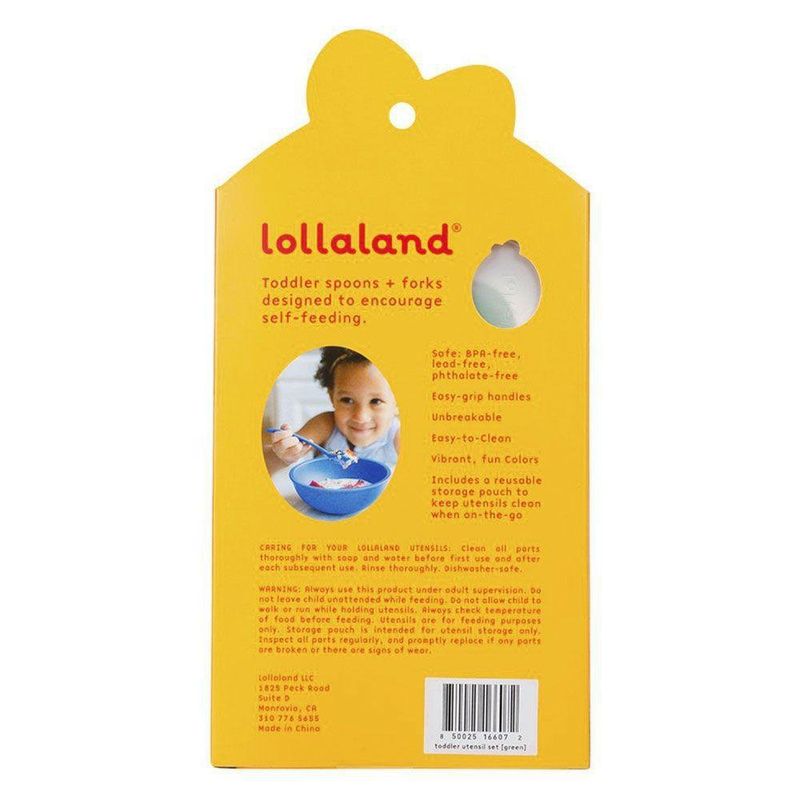 Set Cubiertos Turquesa 2 Pack - Lollaland Llc