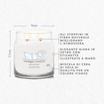 Vela En Frasco Mediano Clean Cotton 368 G - Yankee Candle