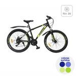 Bicicleta MTB 26 Marco de Aluminio y 21 Velocidades Color Surtido