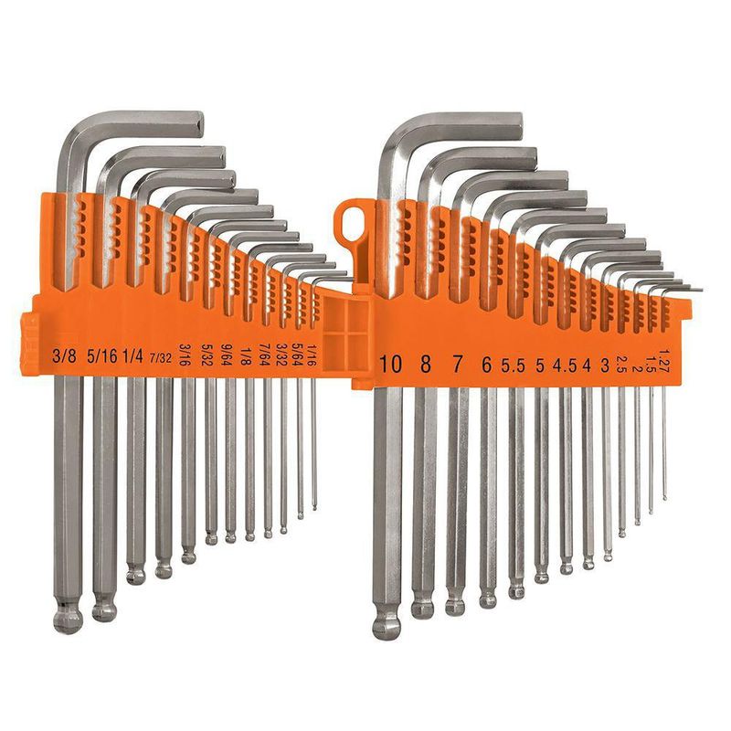 Set De Llaves Hexagonales Corta 25 Pzas - Truper