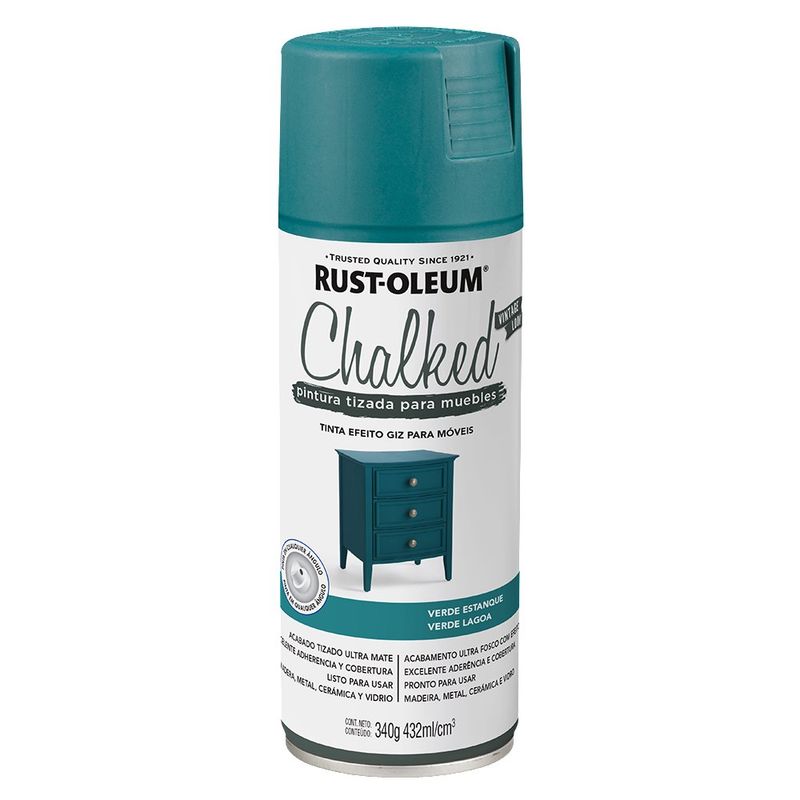 Spray Ultramete Chalked Verde De 340 Gr - Rust-oleum
