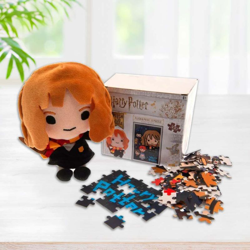 Rompecabezas Lenticular 300 Pzas Con Peluche De Hermione - Harry Potter
