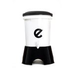Ecofiltro Plástico Blanco Y Negro 22 L - Ecofiltro