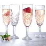 Set De Copas Para Champagne 6.3 Oz 4 Pzas - Toscana