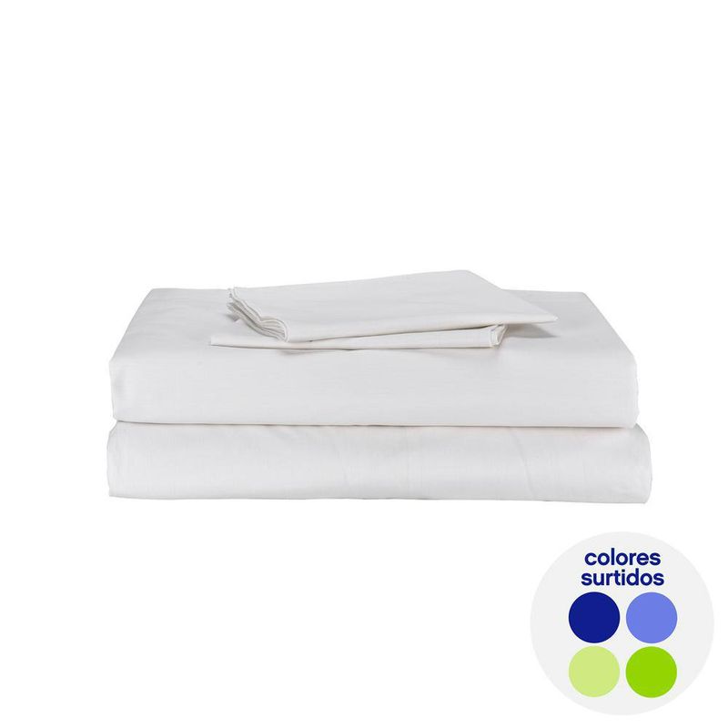 Set de Sábana King Colores Surtidos - Viva