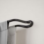 Galería De Metal Midnight Negro 107x305 Cm - Umbra