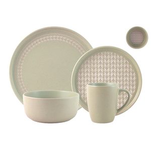Vajilla Maclovia Beige 16 Piezas