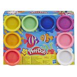 Set De 8 Latas De Plasticina Multicolor - Play Doh