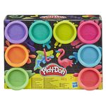 Set De 8 Latas De Plasticina Multicolor - Play Doh