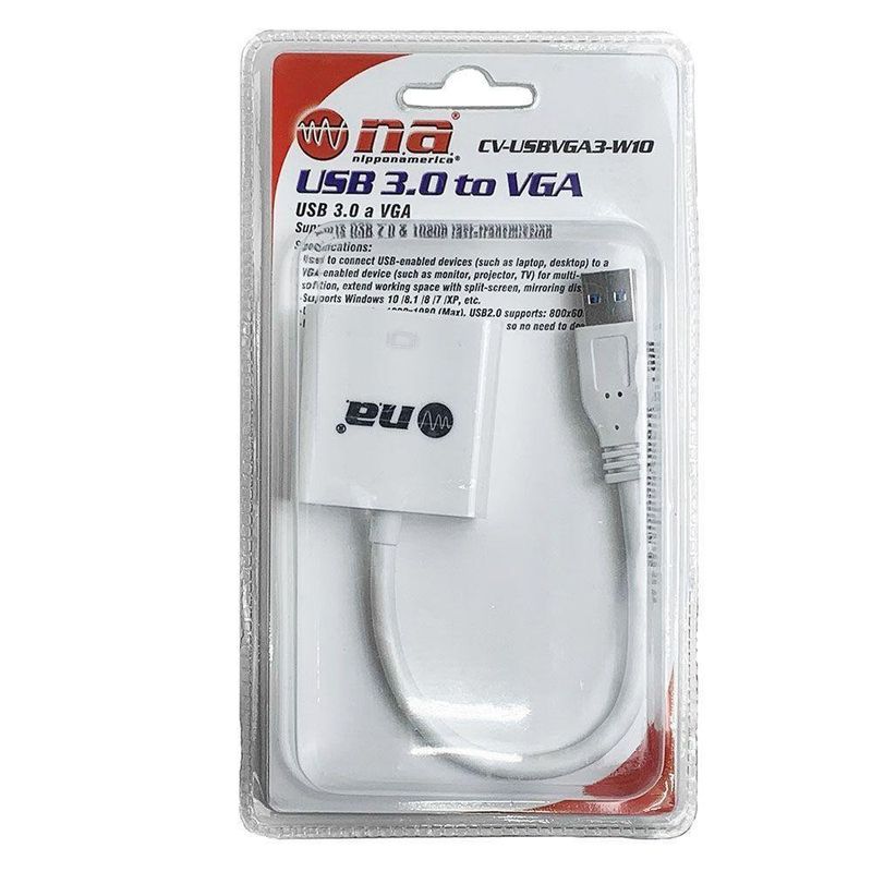 Convertidor De Usb 3.0 A Vga - Nippon America