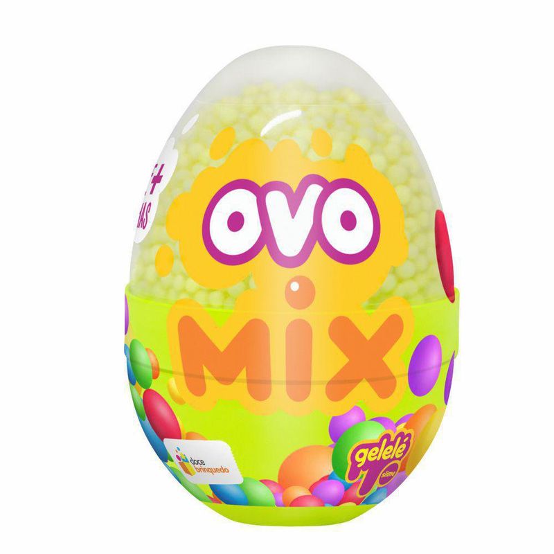 Mix De Espuma Ovo Mix Colores Surtidos - Doce Brinquedo