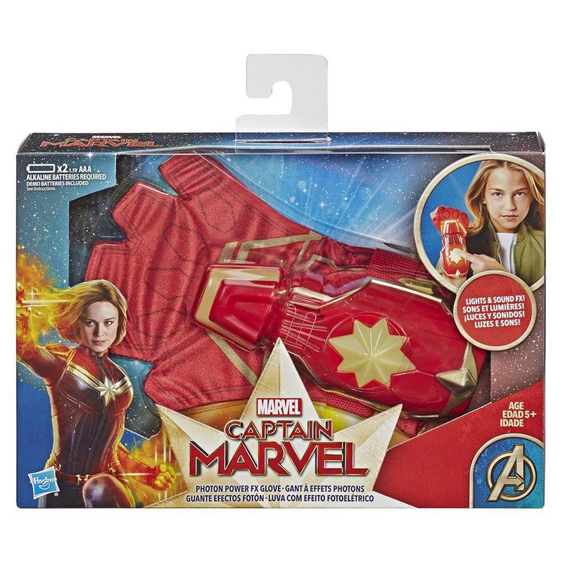 Captain Marvel - Guante Con Efecntos