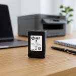 Cartucho de Tinta Negra para Impresora 667 Ink Advantage