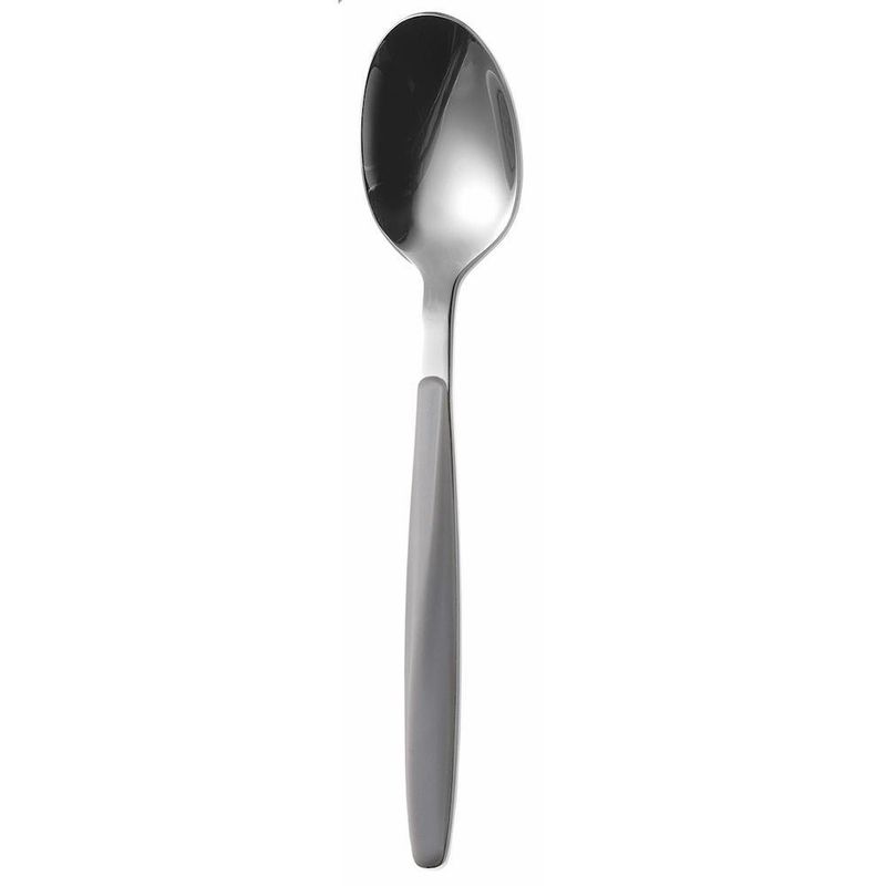 Cuchara Para Té De Acero Inoxidable Fusión Gris Y Plateado - Guzzini