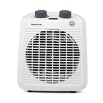 Calentador De Ambiente Eléctrico Blanco 2 En 1 - Taurus