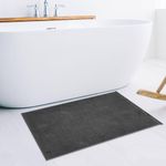 Alfombra De Baño Gris 50x80 Cm - Livim Natural Home