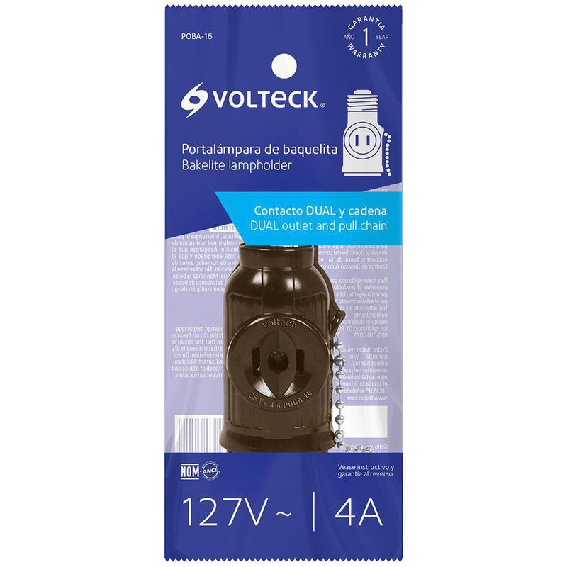 Socket E27 Tomacorriente De Interior - Volteck