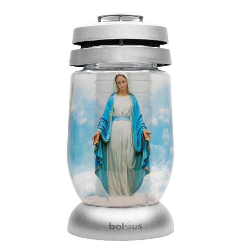 Vela con Imagen de la Virgen