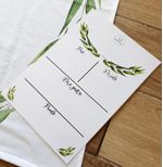 Board de Información Eucalipto Diseños Surtidos - Baby Monat