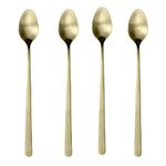 Set De 4 Cucharas Para Helado Oslo Champagne - Herdmar