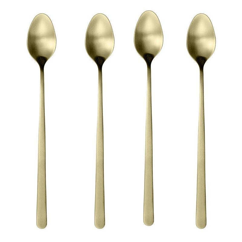 Set De 4 Cucharas Para Helado Oslo Champagne - Herdmar