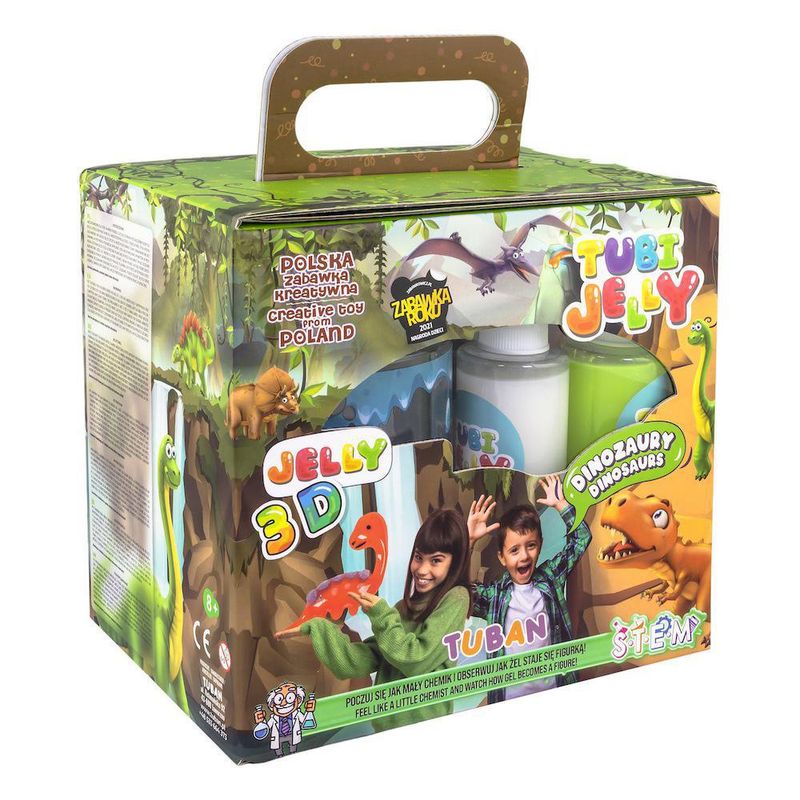 Set Tubi Jelly Dinosaurios 6 Colores - Tuban