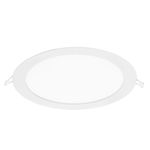 Panel LED de 18W Redondo Empotrable Luz Fría 22 Cm