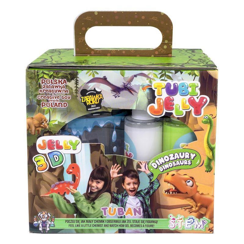 Set Tubi Jelly Dinosaurios 6 Colores - Tuban